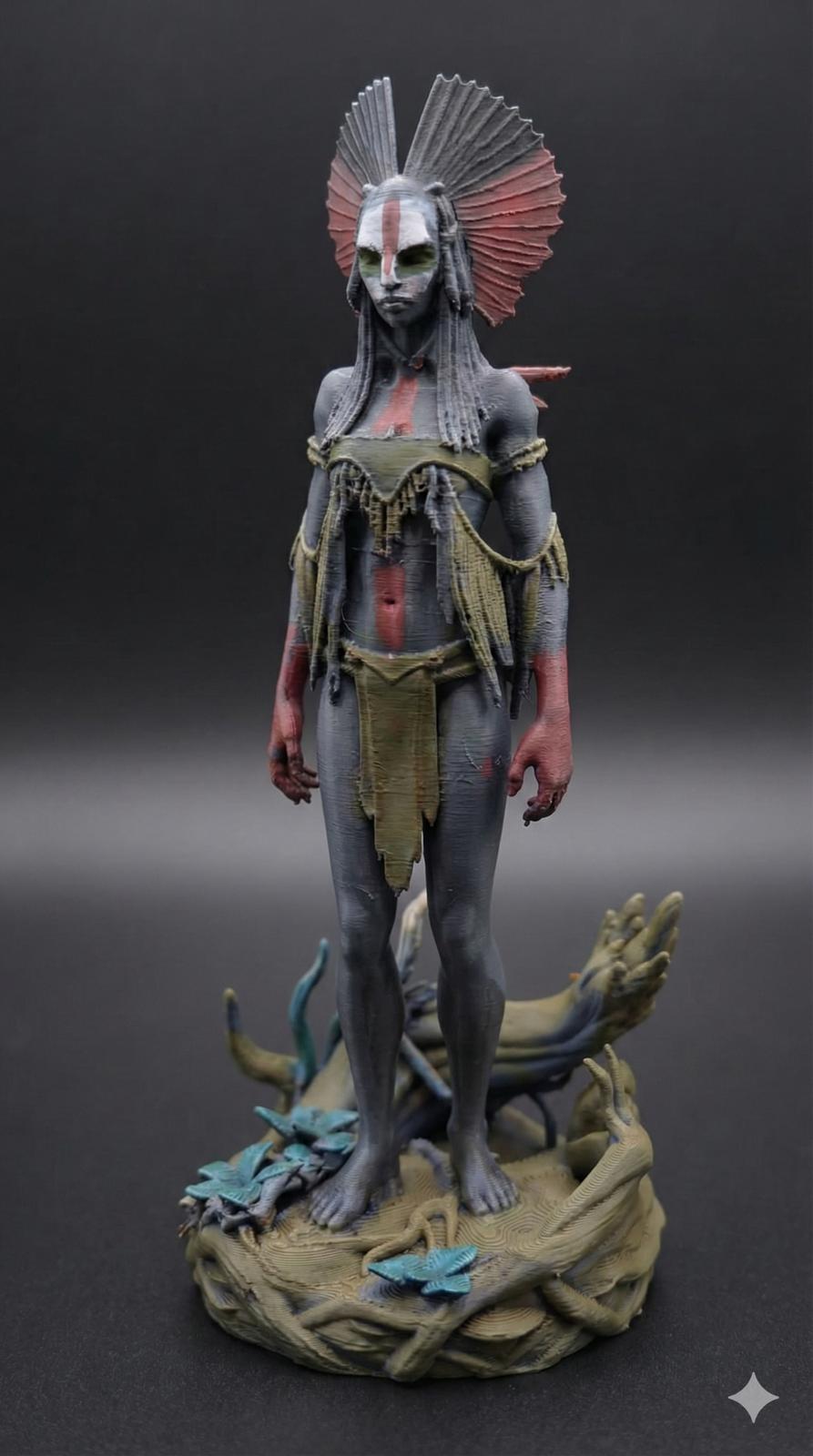 Figurka drukowana w 3D i malowana